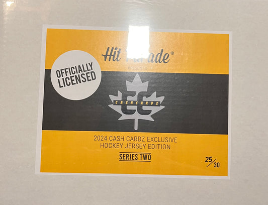 Hit parade autographed hockey jersey RANDOM team