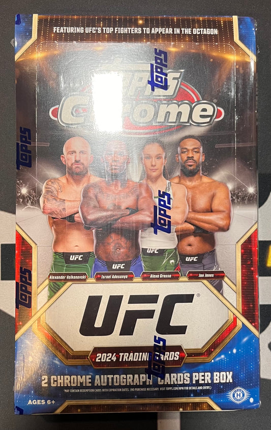 2024 UFC topps chrome hobby box
