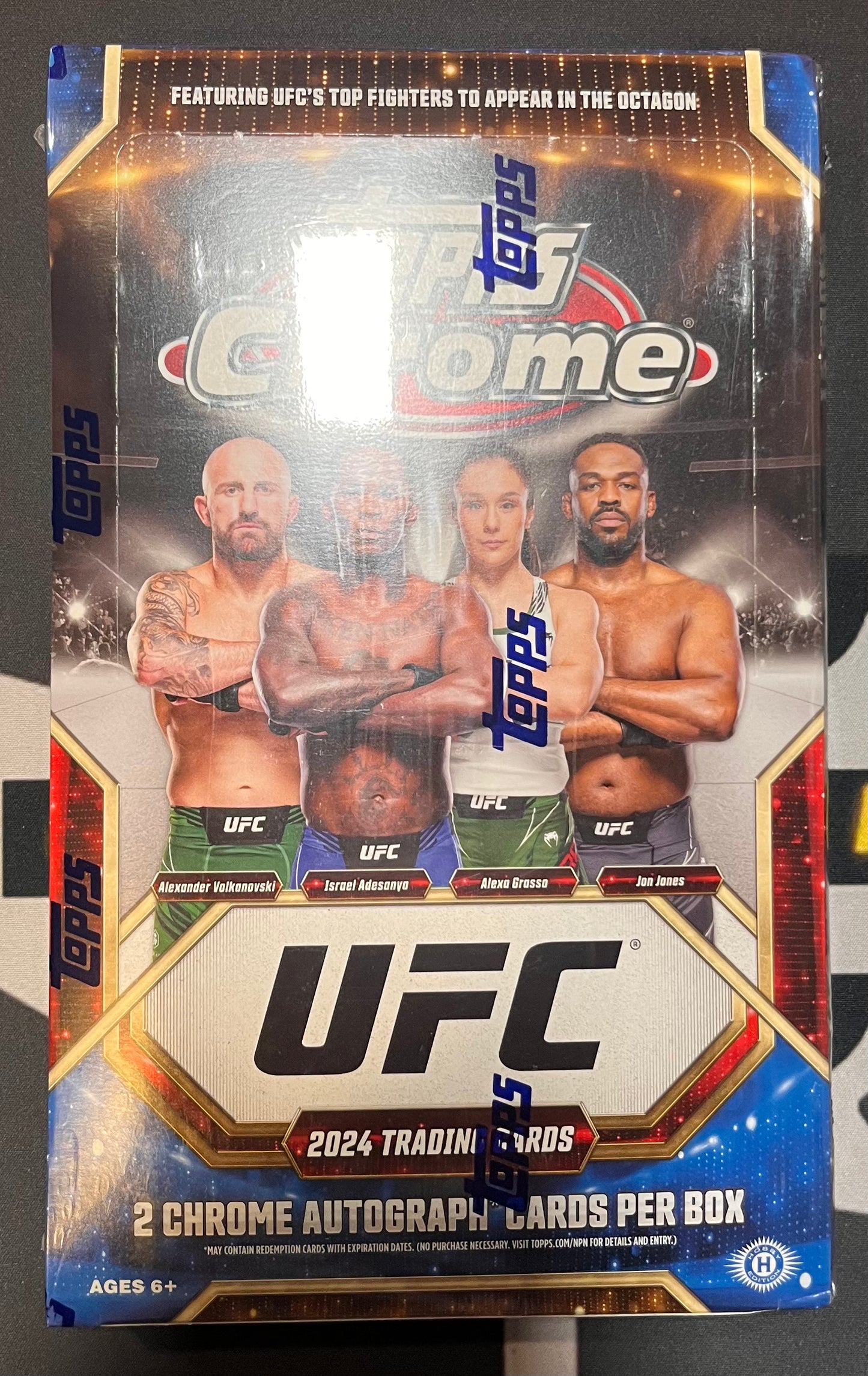 2024 UFC topps chrome hobby box