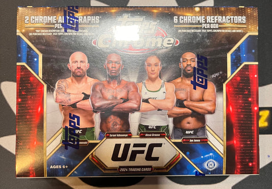 2024 UFC topps chrome breakers delight box