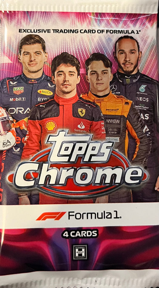 2023 topps chrome f1 pack