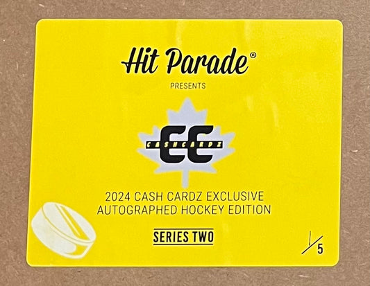 Hit parade autographed card random team
